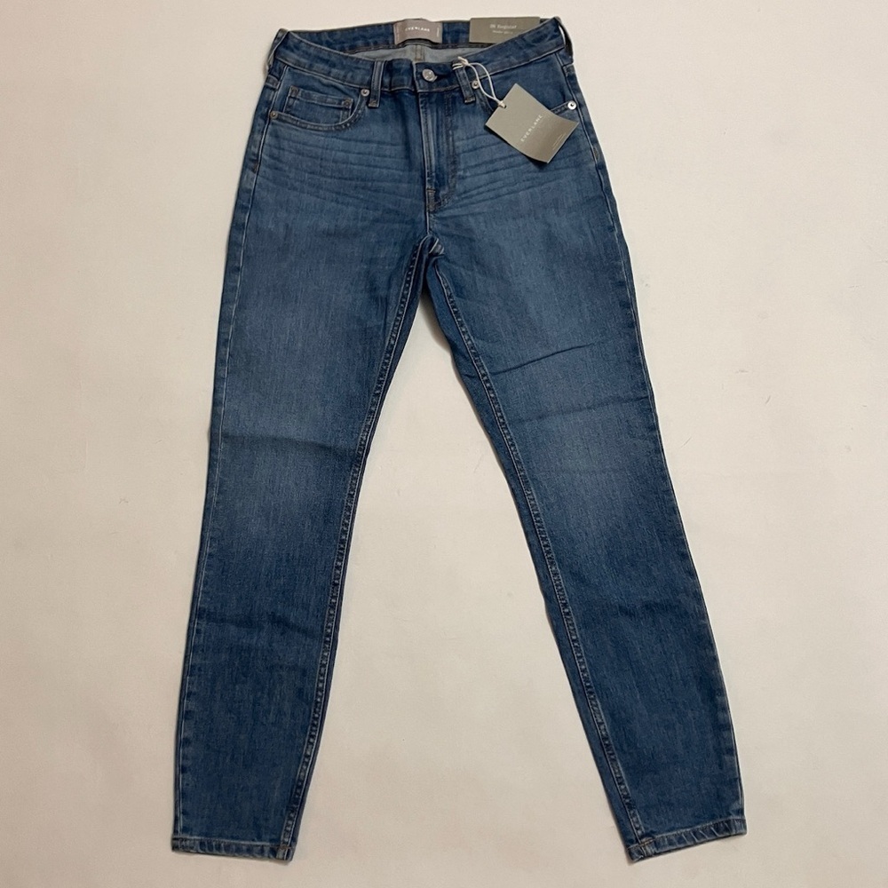 NWT EVERLANE “mid rise skinny”